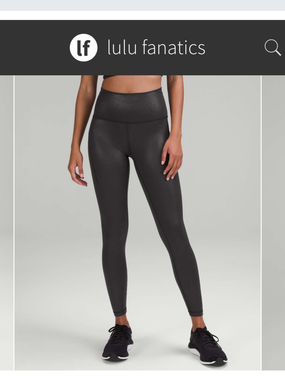 NWT Lululemon Wunder Train High-Rise Tight w Pockets 25" 10 Radiate Foil Black